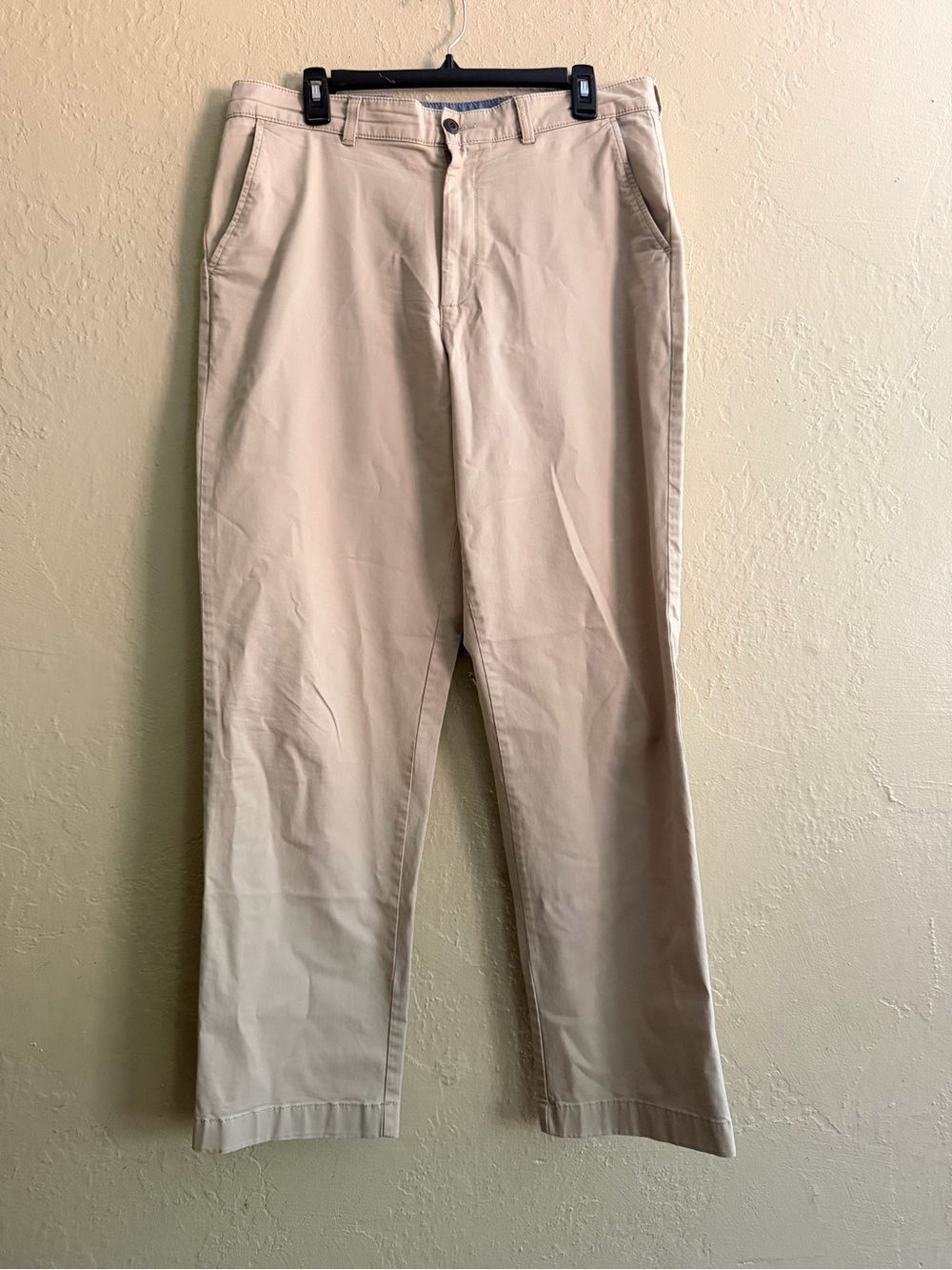 L.L. Bean Men’s Khaki Straight-Leg Chinos - Tan